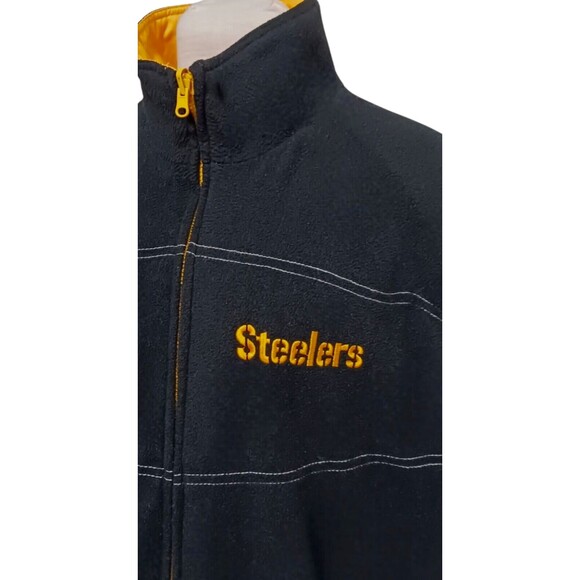 VTG Pittsburgh Steelers NFL Men's Size XL Reversible Jacket Coat GIII G3 Apparel - Picture 9 of 14